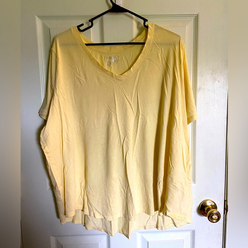 5for25 Bundle and Save Terra & sky yellow T-shirt 3X (24w 26w)